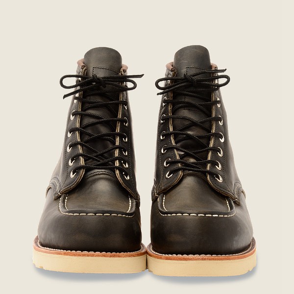 Red Wing Heritage Boots Classic Moc - 6-Inch Rough & Tough Læder - Mørke Grå - Herre 4682-LZXYT